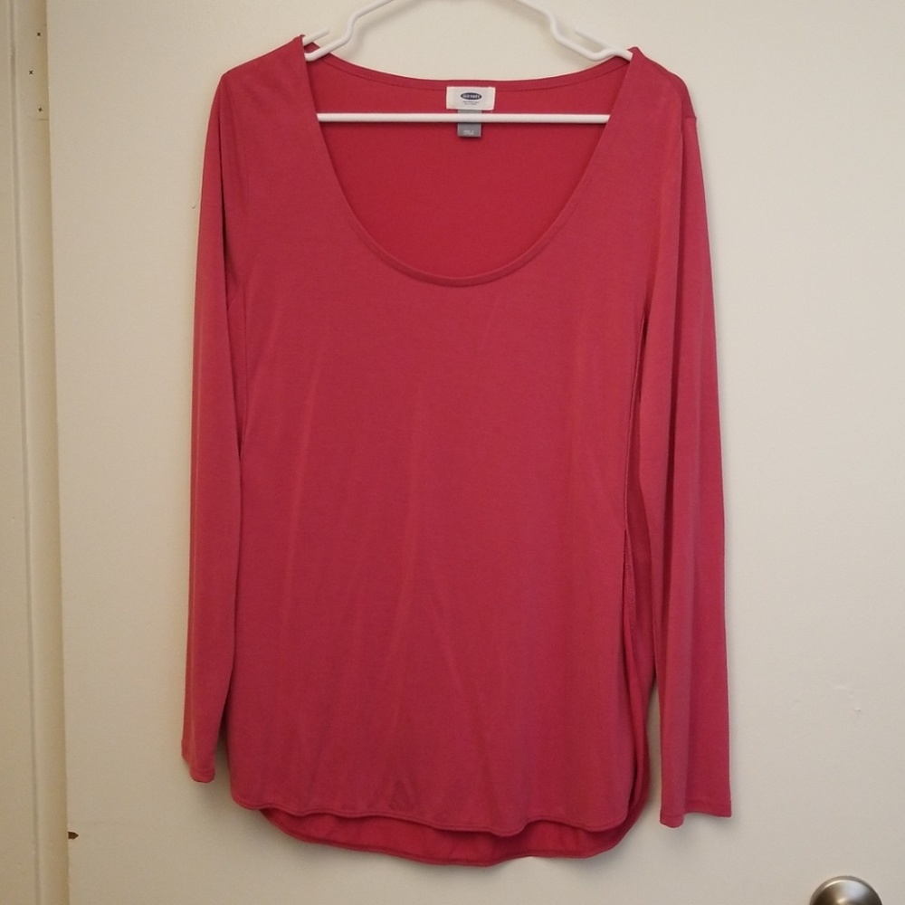 Old Navy long sleeve scoop neck top